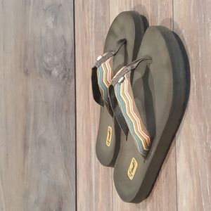 Teva women flip flop flats shoes sandals athletic sz 8